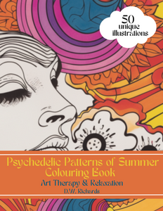 Psychedelic Patterns of Summer Colouring Pages