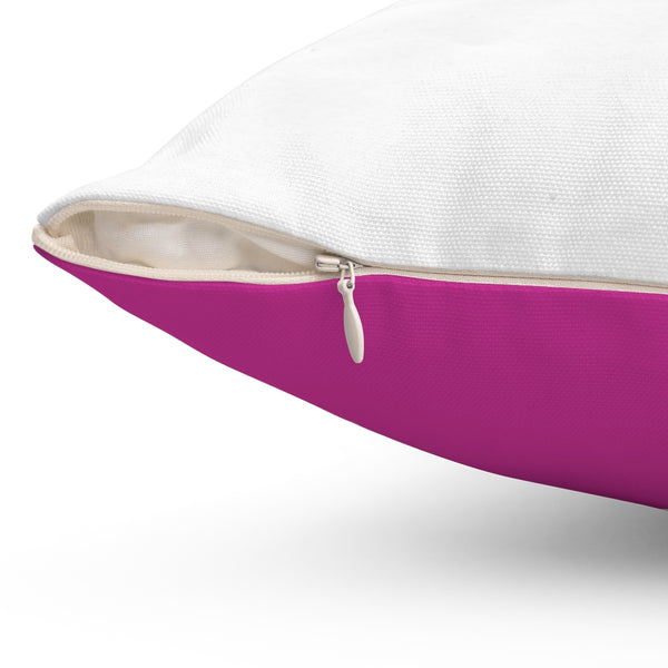 "Ask me again" Square Pillow