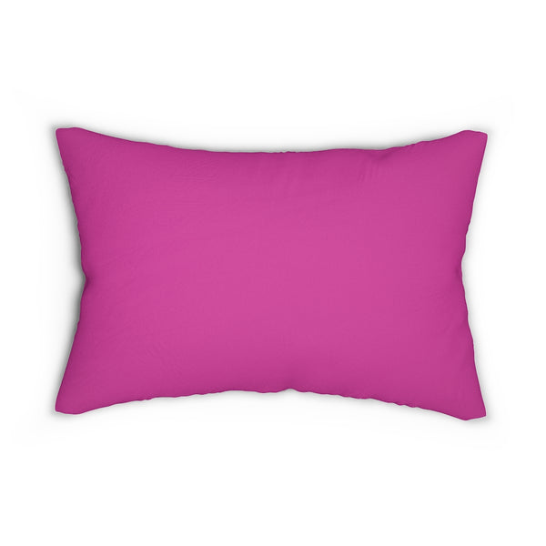 "This Side Up" Lumbar Pillow