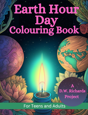 Earth Hour Day Colouring Pages