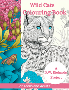 Wild Cats Colouring Pages