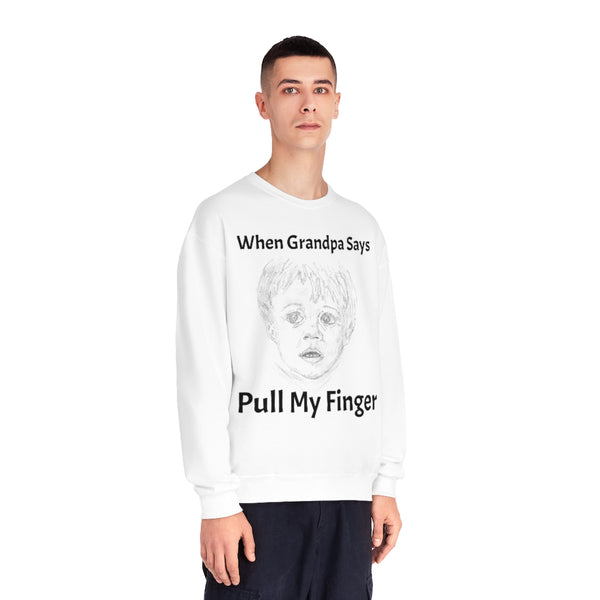 "When Grandpa Says" Crewneck Sweatshirt