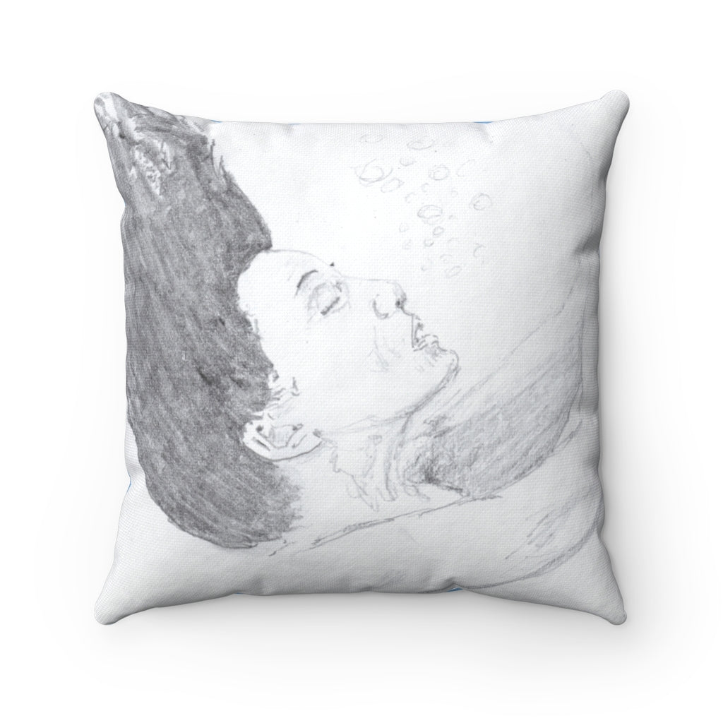 "In the Deep" Square Pillow
